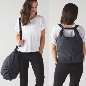 Lululemon Go-Go-Go Tote Gray Black